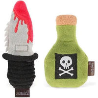 Produktbild von Pets Deli PLAY Feline Frenzy Halloween Edition Deadly Duo Catnip-Spielzeug aus Plüsch für Katzen