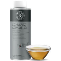Produktbild von Pets Deli Premium Schwarzkümmelöl Nahrungsergänzung für Hunde Senior 250ml ohne Farb- und Aromastoffe - 250 ml