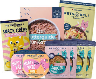 Produktbild von Pets Deli Probierpaket für sterilisierte Senior Katzen Huhn und Pute Light zur Gewichtskontrolle 2540g - 2540 g