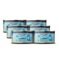 Produktbild von Pets Deli Pure Meat Katzen Nassfutter Huhn & Ente mit Löwenzahn & Leinöl, Adult, getreidefrei, ohne Zucker, 6x200g - 6 x 200 g