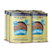 Produktbild von Pets Deli Pure Meat Katzen Nassfutter Huhn Stückchen in Sauce für erwachsene Katzen, 6x400g - 6 x 400 g
