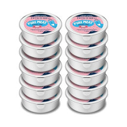 Pets Deli Pure Meat Katzen Nassfutter Rind Stückchen in Sauce Adult 12x85g getreidefrei hypoallergen – Bild 1 von 3