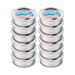 Pets Deli Pure Meat Katzen Nassfutter Schwein Stückchen in Sauce Adult getreidefrei 12x85g – Bild 1 von 3