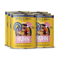 Produktbild von Pets Deli Senior Hunde Nassfutter Huhn mit Kartoffel, Ricotta & Birne, getreidefrei und glutenfrei, 6x400g - 6 x 400 g