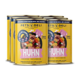 Produktbild von Pets Deli Senior Hunde Nassfutter Huhn mit Kartoffel Ricotta und Birne Getreidefrei 6x800g - 6 x 800 g