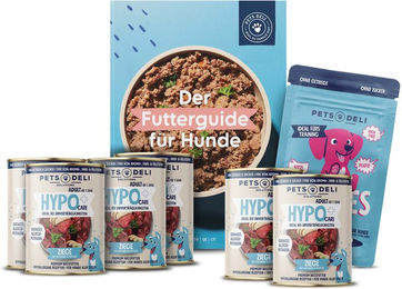 Produktbild von Pets Deli Sensitiv Hundefutter Ziege Stückchen in Sauce Hypoallergen 2480g - 6 x 400 g