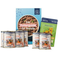 Produktbild von Pets Deli Sensitiv Känguru Nassfutter Bundle mit Futterguide Hypoallergen für alle Altersstufen 2480g - 6 x 400 g