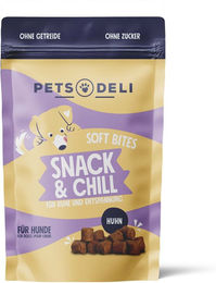 Produktbild von Pets Deli Snack Soft Bites Hundesnack Huhn mit hohem Fleischanteil für Adult 3x300g - 3 x 300 g