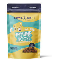 Produktbild von Pets Deli Snack Soft Bites Immune Boost für Hunde mit Huhn und hohem Fleischanteil Adult 3x300g - 3 x 300 g