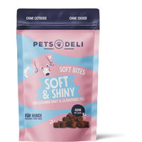 Produktbild von Pets Deli Soft & Shiny Funktionssnack für Hunde Adult Huhn und Lachs mit hohem Fleischanteil 3x300g - 3 x 300 g