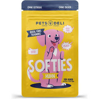 Produktbild von Pets Deli Softies Belohnungssnack Huhn für Hunde mit hohem Fleischanteil 90g - 90 g