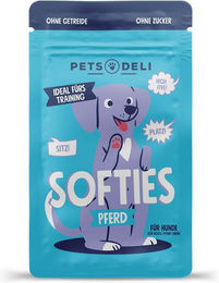 Produktbild von Pets Deli Softies Belohnungssnack Pferd Hypoallergen Monoprotein 90g - 90 g