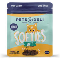 Produktbild von Pets Deli Softies Katzen Leckerli Ente Junior mit hohem Fleischanteil 50g