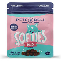 Produktbild von Pets Deli Softies Katzen Leckerli Rind und Lachs für Senior Katzen 50g