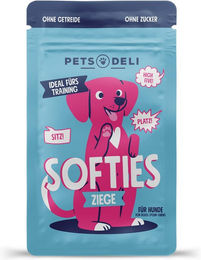 Produktbild von Pets Deli Softies Zahnpflege-Snack Ziege für Hunde mit hohem Fleischanteil und Monoprotein 90g - 90 g
