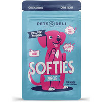 Produktbild von Pets Deli Softies Zahnpflege-Snack Ziege für Hunde mit hohem Fleischanteil und Monoprotein 90g - 90 g
