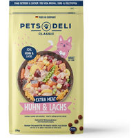Produktbild von Pets Deli Trockenfutter Huhn mit Lachs für Katzen Adult Getreidefrei und Zuckerfrei 2kg - 2 kg