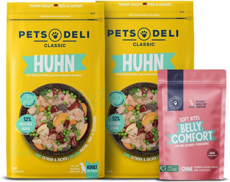 Produktbild von Pets Deli Trockenfutter Huhn Probierpaket für Senior Hunde 4,3kg - 4,3 kg