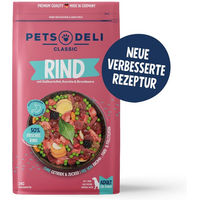 Produktbild von Pets Deli Trockenfutter Rind für Hunde Adult Getreidefrei und Zuckerfrei 4kg - 2 x 2 kg