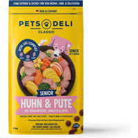 Produktbild von Pets Deli Trockenfutter Senior Hund Huhn & Pute Getreidefrei 2x2kg - 2 x 2 kg