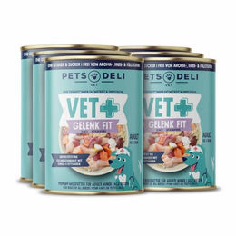 Pets Deli Vet Gelenk Fit Hund Nassfutter Huhn & Lachs Adult Diätfutter ohne Zucker 6x400g - 6 x 400 g – Bild 1 von 1