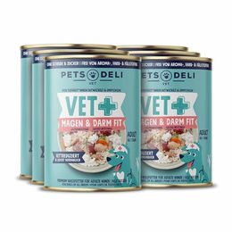 Pets Deli Vet Hunde Nassfutter Magen & Darm Fit Adult Diätfutter 6x400g - 6 x 400 g – Bild 1 von 3