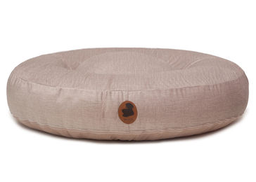 Produktbild von Pets Friendly 2.0 Hundebett Oval Taupe Beige Größe S 80x60cm aus Viskose