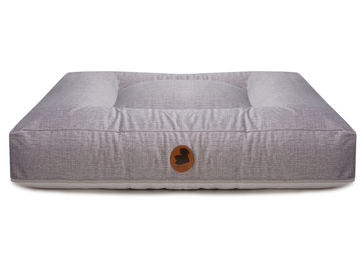 Produktbild von Pets Friendly 2.0 Hundebett Silber Grau Eckig Größe L 120x100cm mit Viskose