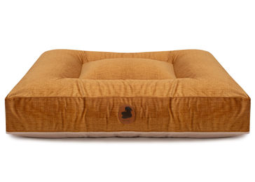 Produktbild von Pets Friendly 2.0 Hundebett Wau-Bed Gold Eckig S 80x60cm aus Viskose