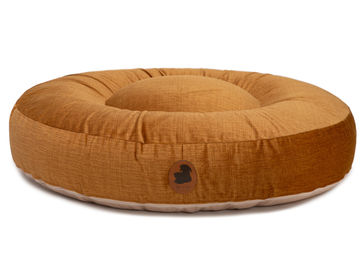 Produktbild von Pets Friendly 2.0 Hundebett Wau-Bed Gold Oval Grösse L 120x100cm aus Viskose