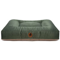Produktbild von Pets Friendly 2.0 Hundebett Wau-Bed mit Linde-Füllung Eckig Grün Größe M 100x80cm aus Viskose