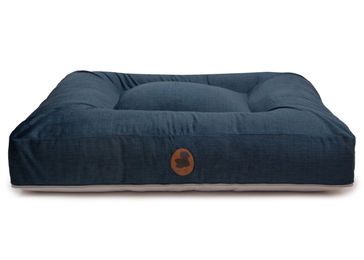 Produktbild von Pets Friendly 2.0 Hundebett Wau-Bed Petrol Eckig Größe M 100x80cm aus Viskose