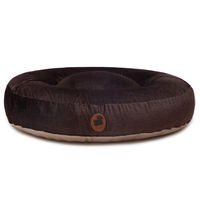 Produktbild von Pets Friendly 2.0 Tierbett Oval Dunkelbraun Viskose Größe S 80x60cm