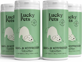 PETS Gras- und Kotfresser Tabletten für Hunde zur Magen-Darm-Unterstützung und Verdauungshilfe – Bild 1 von 4