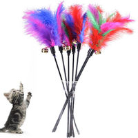 Produktbild von Pets Home Katzen Angel Spielzeug mit Glocke und Stick für Kitten in Bunt - 1 Stk.