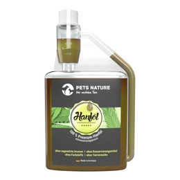 Pets Nature Hanföl für Hunde und Katzen 250 ml rein natürliches Haut-Fell-Supplement ohne Konservierungsstoffe – Bild 1 von 2
