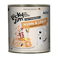 Produktbild von Pets Nature Lucky Jim Classic Adult Hundefutter Huhn & Leber glutenfrei 800g