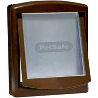 Produktbild von PetSafe 2-Wege Haustiertür für Hunde und Katzen Braun Klein