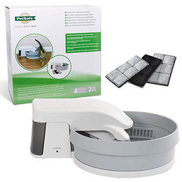 PetSafe Automatische selbstreinigende Katzentoilette aus Kunststoff in Weiß und Grau – Bild 1 von 7