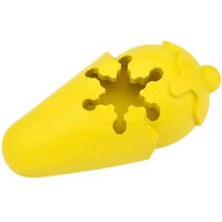 Produktbild von PetSafe Busy Buddy Frosty Cone Intelligenzspielzeug für Hunde aus Naturkautschuk Gelb M/L