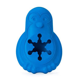 PetSafe Chilly Penguin Interaktives Intelligenzspielzeug aus Gummi für kleine Hunde und Welpen Blau Größe S – Bild 1 von 6