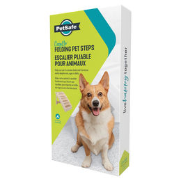 PetSafe CozyUp Klappbare Haustiertreppe für große Hunde in Beige Größe L - 1 Stk. – Bild 1 von 7