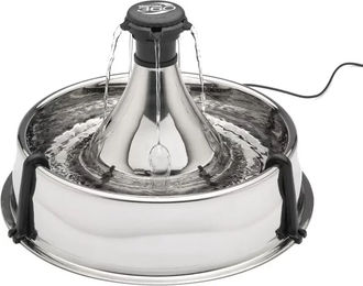 PetSafe Drinkwell 360 Edelstahl Trinkbrunnen für mehrere Haustiere mit 3,8 Liter Kapazität - 3,8 l – Bild 1 von 11