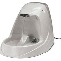 Produktbild von PetSafe Drinkwell Platinum Trinkbrunnen Set aus Kunststoff mit 3 Ersatzfiltern in Weiß und Grau - 5 l