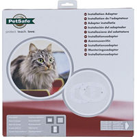 Produktbild von PetSafe Einbauadapter für Microchip-Katzenklappen in Weiß