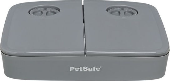 PetSafe Futterautomat für 2 Mahlzeiten aus Kunststoff für Hunde und Katzen in Grau – Bild 1 von 12