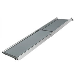 PetSafe Happy Ride Deluxe Teleskop-Hunderampe aus Aluminium in Grau - 6 kg – Bild 1 von 11