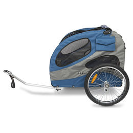 Produktbild von PetSafe Happy Ride Fahrradanhänger aus Aluminium in Blau/Grau - 1 Stk.