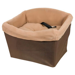 PetSafe Happy Ride Hunde-Autositz XL Braun mit Fleeceeinlage und wasserabweisendem Bezug – Bild 1 von 8