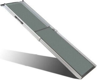 PetSafe Happy Ride Teleskop-Hunderampe aus Aluminium in Grau Größe L - 6 kg – Bild 1 von 3